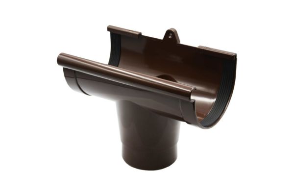 Воронка жолоба RAINWAY 130*100 коричневий