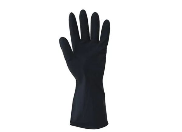 Перчатки гумові  (хоз) "XL" ЛАТЕКС (чорні посилені)