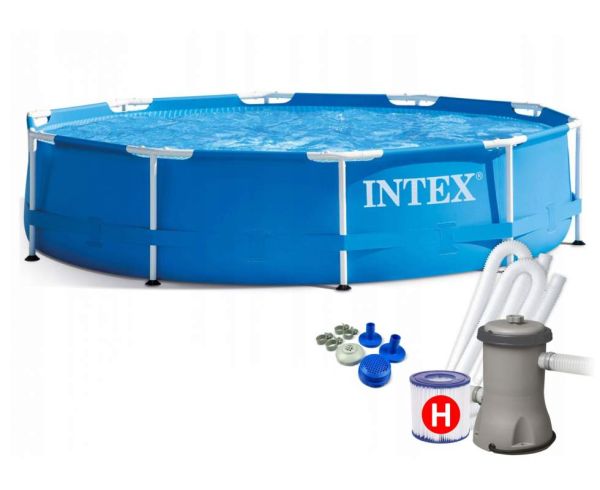 Басейн каркасний INTEX.305*76см-4485л+фільтр-насос (28202)