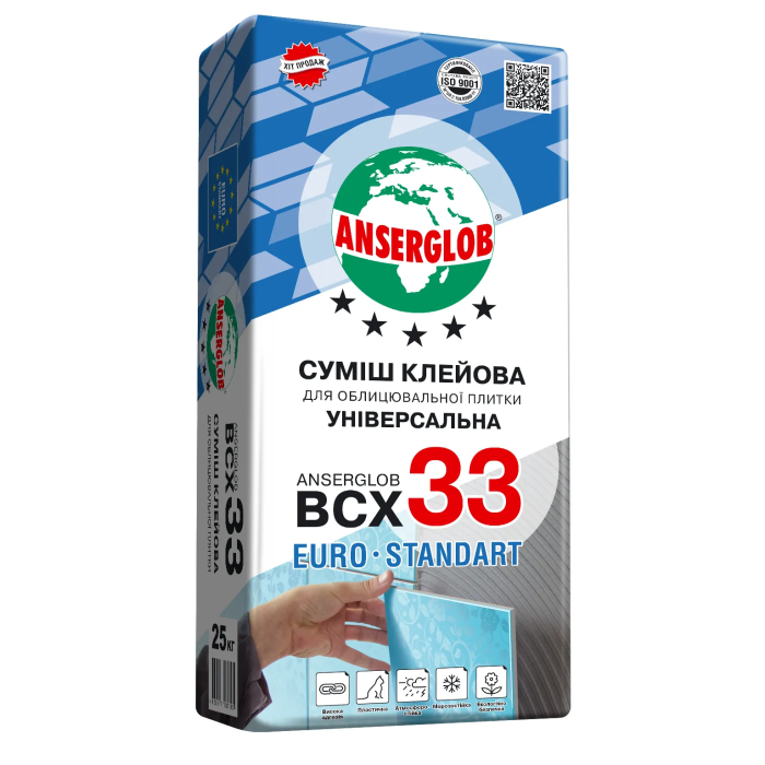 Клей Анцерглоб ВСХ 33 3кг
