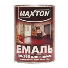 Емаль ПФ-266 MAXTON 0,9кг червоно-коричневий