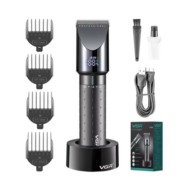 Тример акумул, Geeme GM-698-VGR V-287 USB+5 насадок