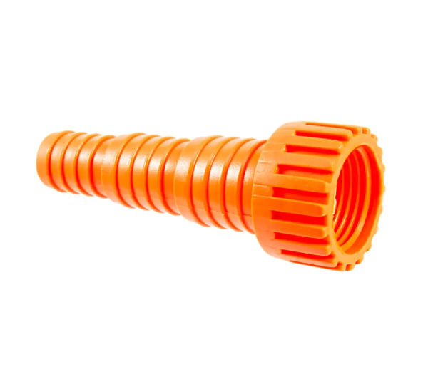 Йорш-штуцер різьба1/2"в на шлангу 1/2"*5/8"*3/4" помаранчевий