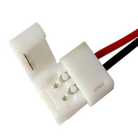 Конектор для світодіодних стрічок SC-06-SW-12FWC-2 mini (мама)+дріт 15см