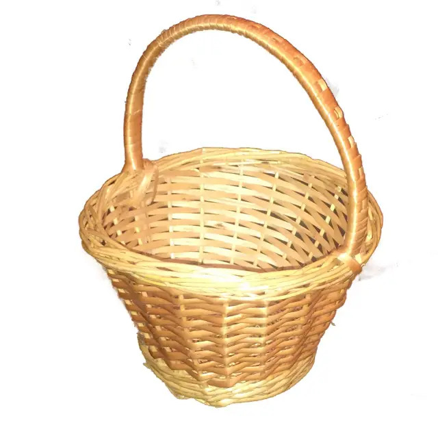 Кошик Лоза. Дитячий, лакований, круглий 150мм