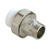 Американка PPR ппр 20*1/2"н (пластиковий зажим)