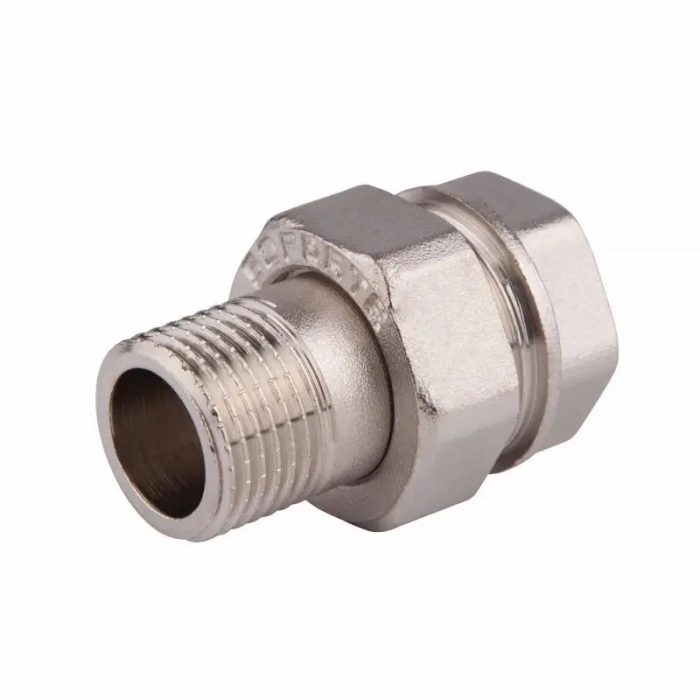 Американка 3/4" бронза хром пряма ТА